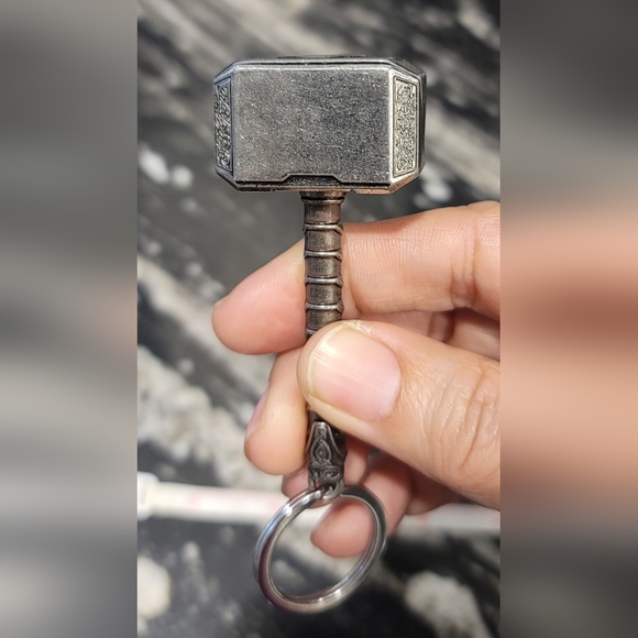 MCU Marvel Avengers Thor Mjoinor Hammer Pewter - Picture 7 of 12